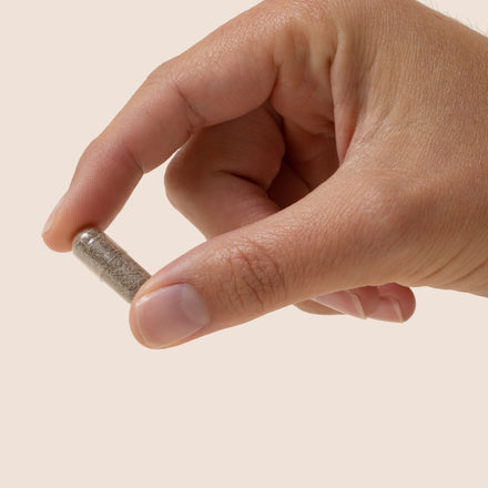 Close up image of capsule