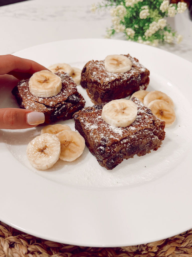 Banana Bars with our Postpartum Protein+ Powder