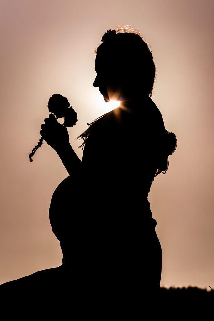 pregnancy, birth, postnatal, woman pregnant being illuminated