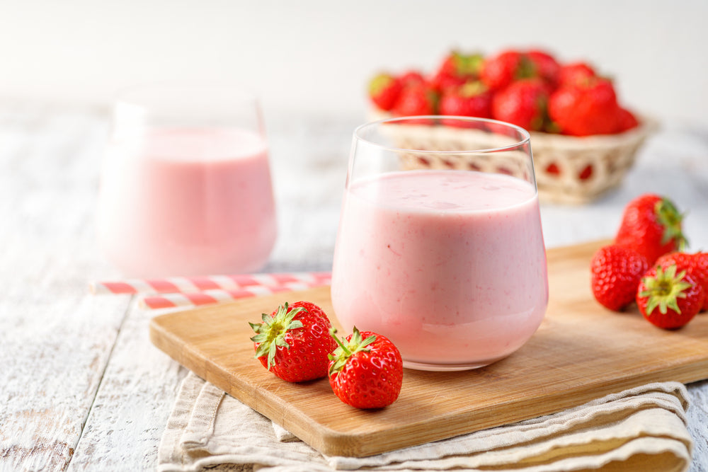 Revitalize and Nourish: Creamy Strawberry Postpartum Smoothie Recipe