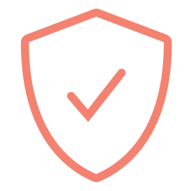 immunity boost icon shaped like a shield with a checkmark